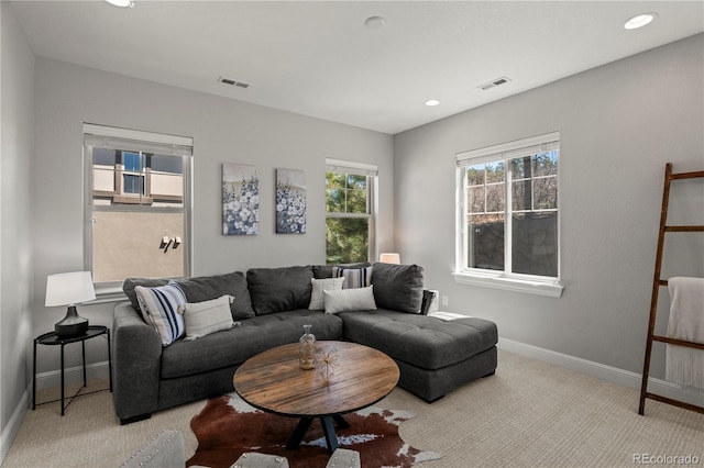 6877 Northstar Ct, Castle Rock, CO 80108 - living room with carpet flooring and recessed lighting