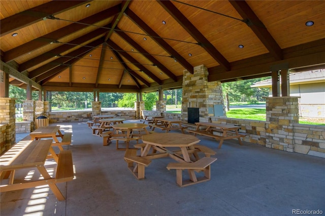 6877 Northstar Ct, Castle Rock, CO 80108 - view of patio with a gazebo
