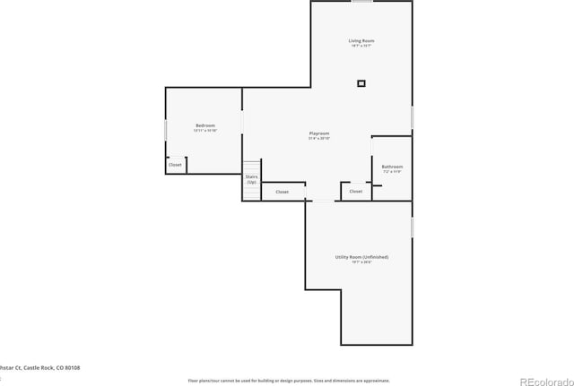 6877 Northstar Ct, Castle Rock, CO 80108 - view of property floor plan