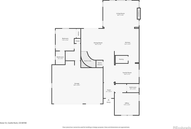 6877 Northstar Ct, Castle Rock, CO 80108 - view of home floor plan