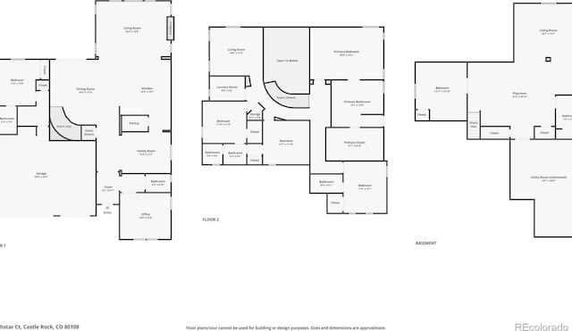 6877 Northstar Ct, Castle Rock, CO 80108 - view of home floor plan