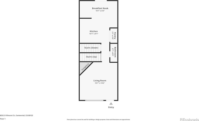 8252 S Fillmore Cir, Centennial, CO 80122 - view of room layout