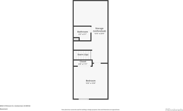 8252 S Fillmore Cir, Centennial, CO 80122 - view of room layout