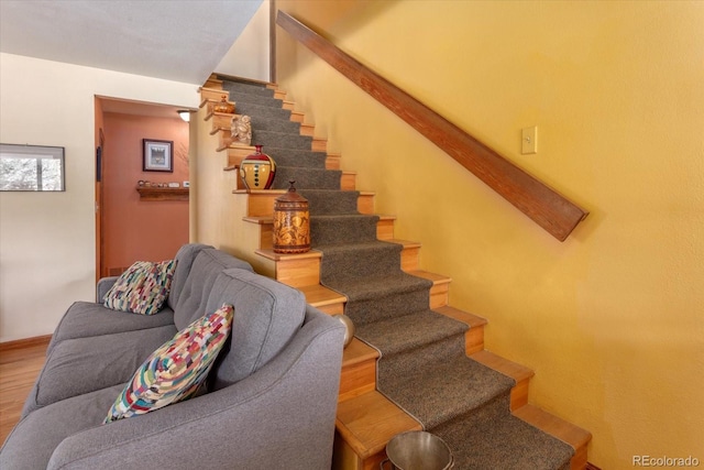 15700 County Road 352, Buena Vista, CO 81211 - staircase with wood finished floors