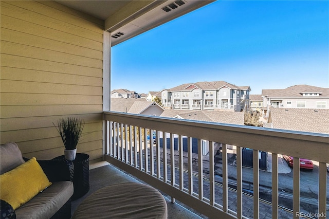 9471 Ashbury Cir Unit 202, Parker, CO 80134 - balcony featuring a residential view