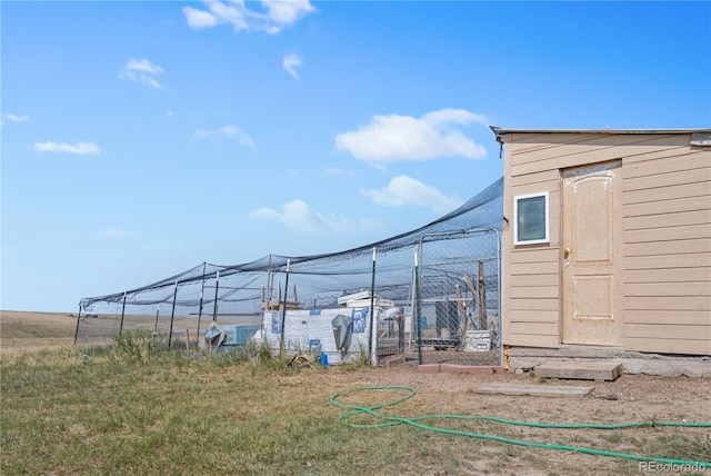 view of poultry coop