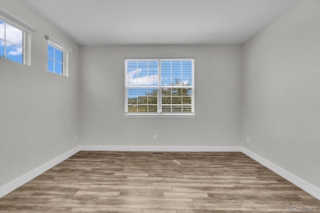 2142 Paint Pony Cir, Castle Rock, CO 80108 - empty room featuring wood finished floors and baseboards