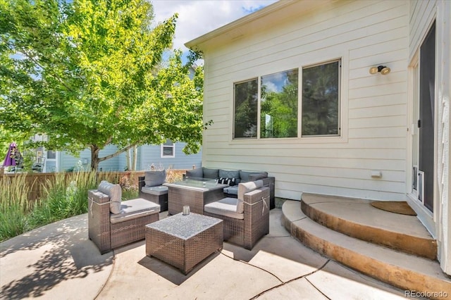 2142 Paint Pony Cir, Castle Rock, CO 80108 - view of patio with outdoor lounge area