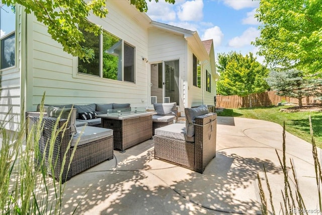 2142 Paint Pony Cir, Castle Rock, CO 80108 - view of patio / terrace featuring outdoor lounge area
