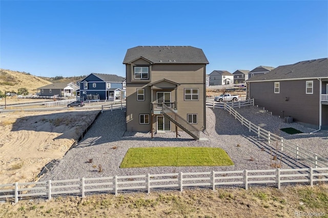 view of rear view of house