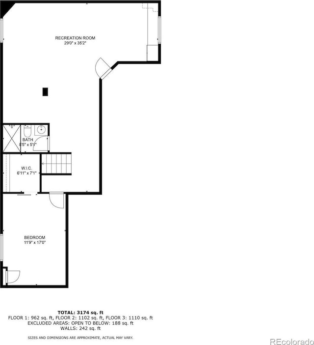 3834 Donnington Cir, Castle Rock, CO 80104 - view of home floor plan