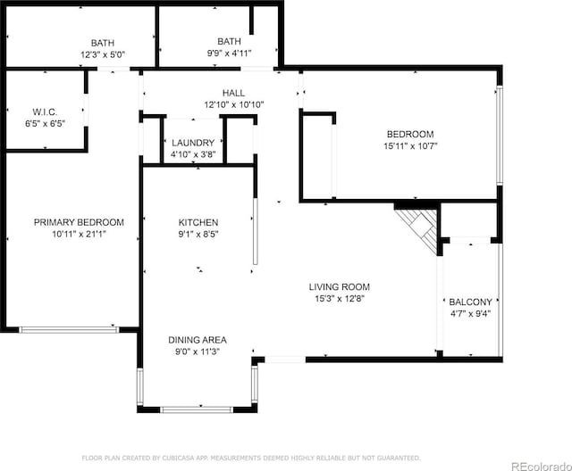 3825 Canyon Ranch Rd Unit 203, Highlands Ranch, CO 80126 - view of property floor plan