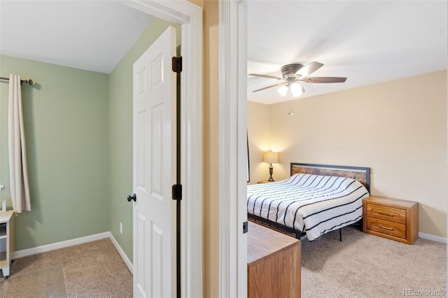 1209 Maxwell St, Colorado Springs, CO 80906 - bedroom with carpet floors and ceiling fan
