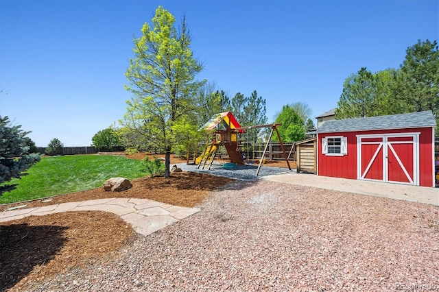 4815 Lucille Ct, Loveland, CO 80537 - view of yard featuring a playground