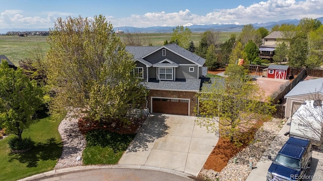 4815 Lucille Ct, Loveland, CO 80537 - view from above of property featuring a mountainous background