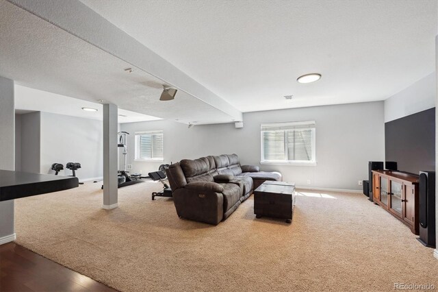 4815 Lucille Ct, Loveland, CO 80537 - carpeted living area with baseboards