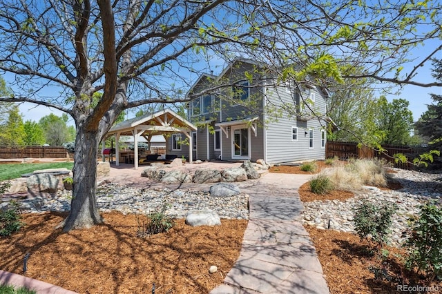 4815 Lucille Ct, Loveland, CO 80537 - view of front of home featuring a gazebo and a patio area