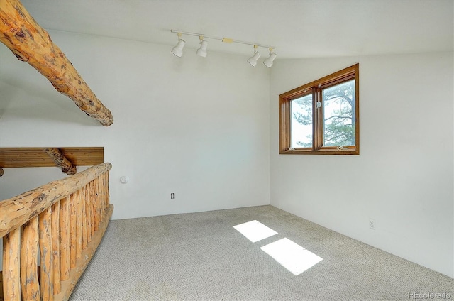 16715 Shadow Ln, Nathrop, CO 81236 - carpeted empty room with track lighting