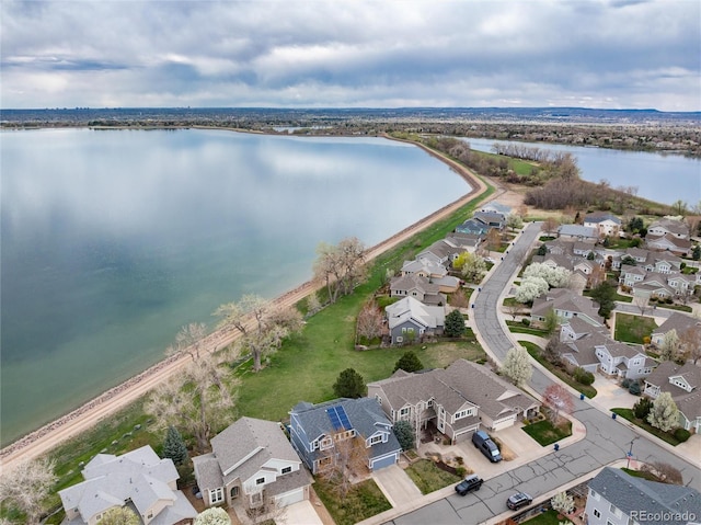 4814 S Upham Ct, Littleton, CO 80123 - aerial overview of property's location featuring nearby suburban area and a large body of water
