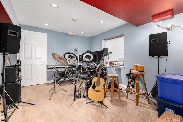 4814 S Upham Ct, Littleton, CO 80123 - game room with carpet and recessed lighting