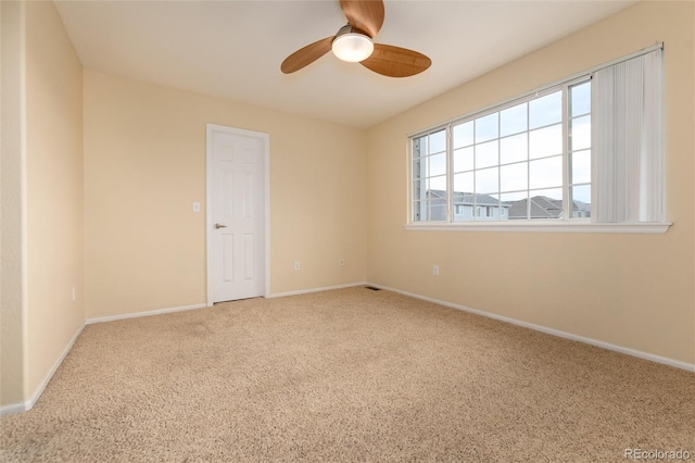 4814 S Upham Ct, Littleton, CO 80123 - carpeted spare room with a ceiling fan and baseboards