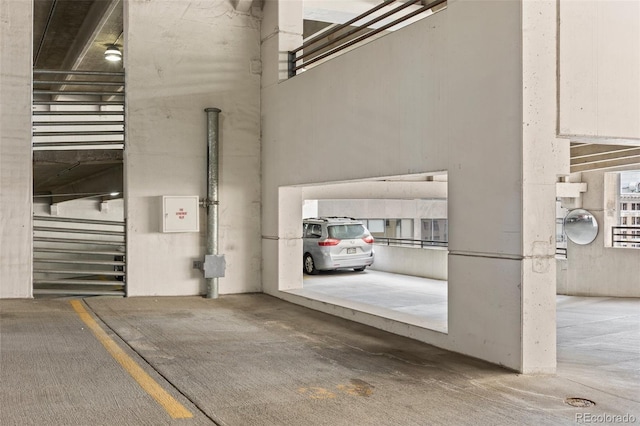 view of parking deck