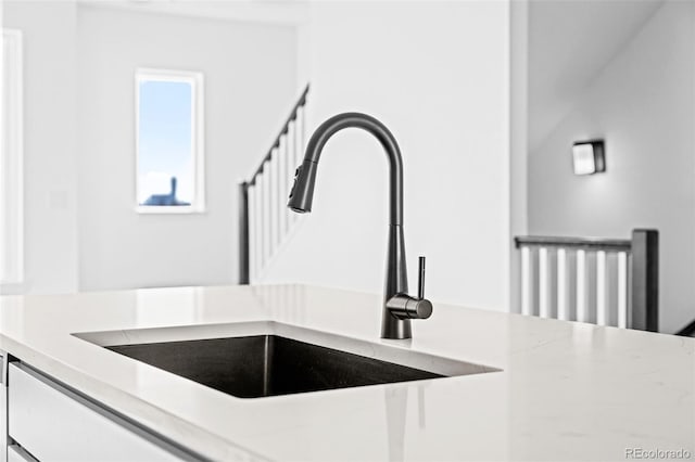 interior details with sink