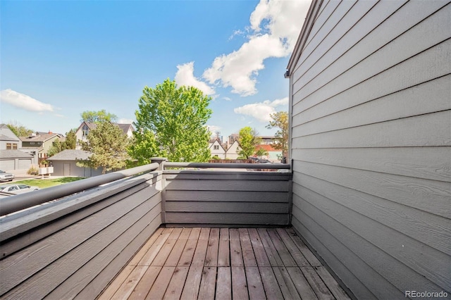 11 W Ellsworth Ave Unit 22, Denver, CO 80223 - wooden terrace featuring a residential view