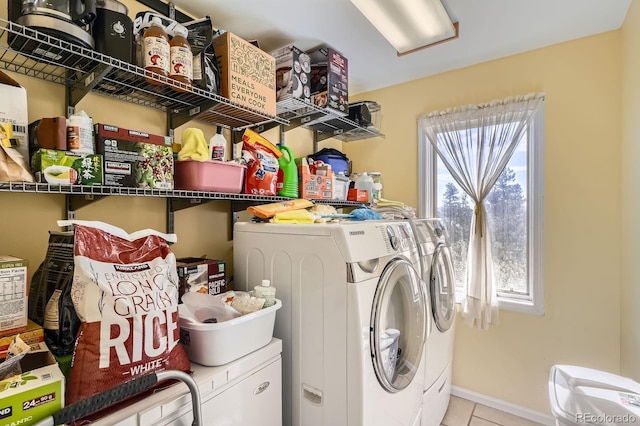 557 Highpoint Cir, Black Hawk, CO 80422 - washroom with independent washer and dryer and tile patterned flooring