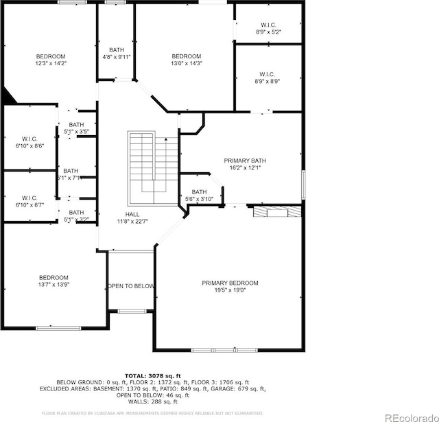 2938 S Zeno Way, Aurora, CO 80013 - view of property floor plan