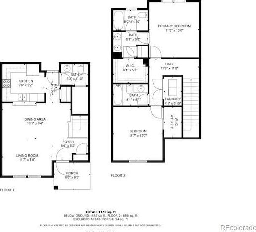 9758 Laredo St Unit 37C, Commerce City, CO 80022 - home floor plan