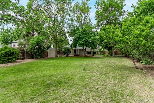 2212 S Naples Way, Aurora, CO 80013 - view of yard with a shed