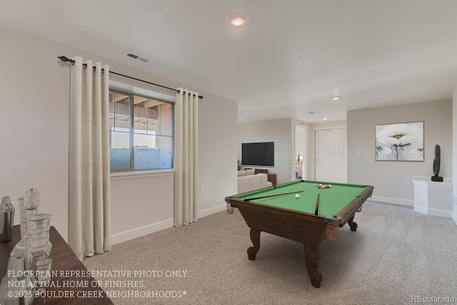 881 W 128th Pl, Westminster, CO 80234 - game room with carpet flooring, billiards, and recessed lighting