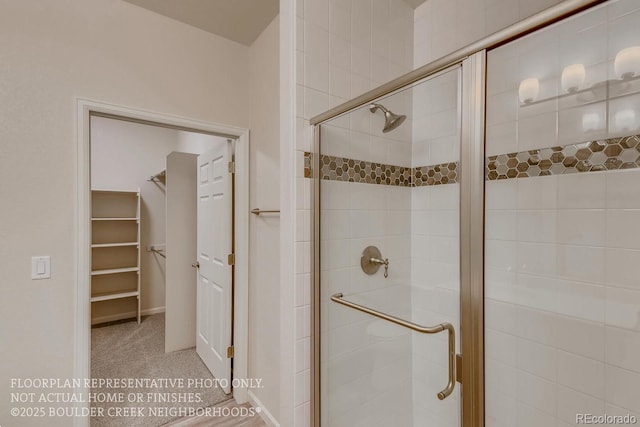 881 W 128th Pl, Westminster, CO 80234 - full bathroom with a shower stall and a spacious closet