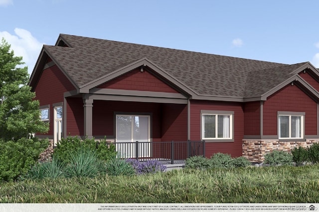 881 W 128th Pl, Westminster, CO 80234 - craftsman house with roof with shingles and a porch