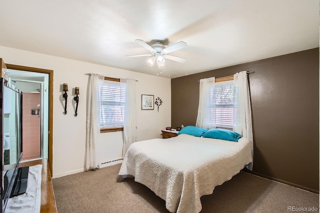 273 S 13th Ave, Brighton, CO 80601 - carpeted bedroom with baseboards, ceiling fan, and multiple windows