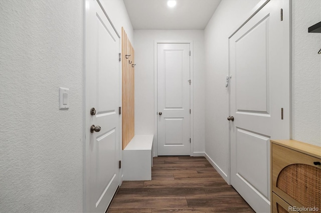 17848 Gallup St, Broomfield, CO 80023 - hallway featuring dark wood-type flooring