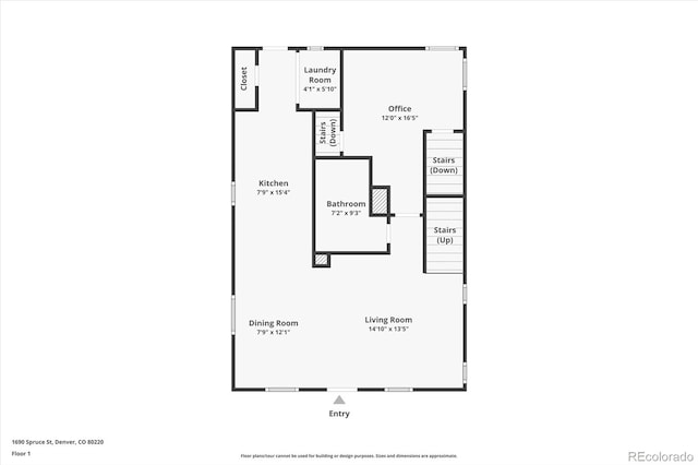 1690 Spruce St, Denver, CO 80220 - property floor plan