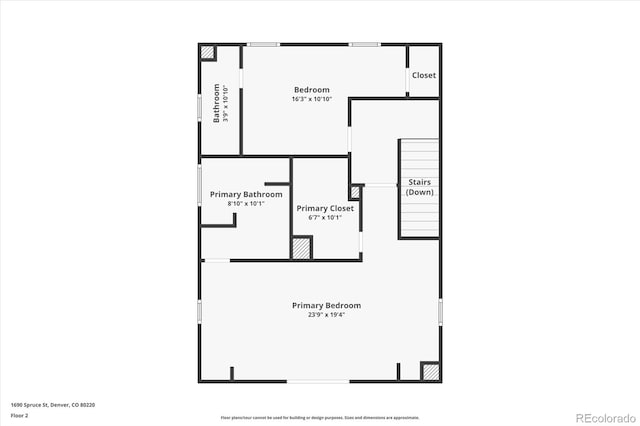 1690 Spruce St, Denver, CO 80220 - property floor plan