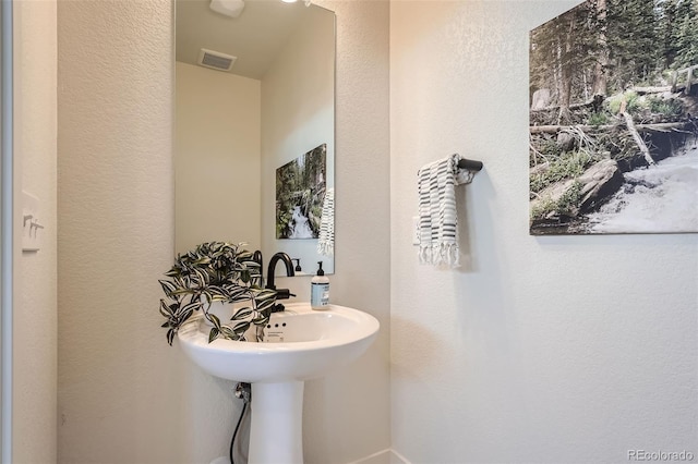 bathroom with visible vents