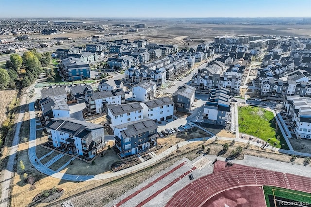 bird's eye view featuring a residential view