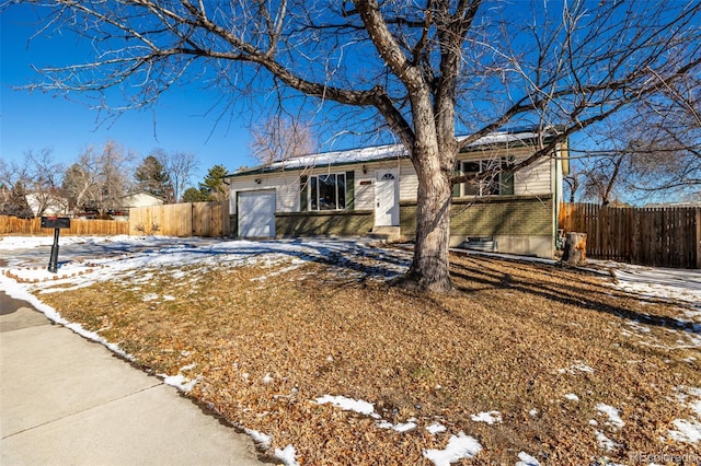 ranch-style house with a garage