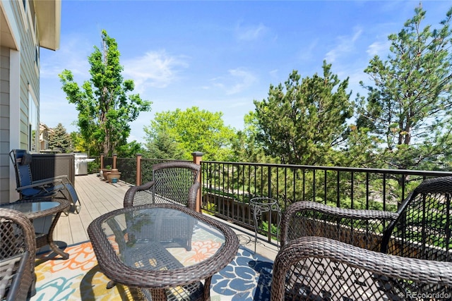 9290 Melborne Ct, Parker, CO 80134 - view of wooden terrace