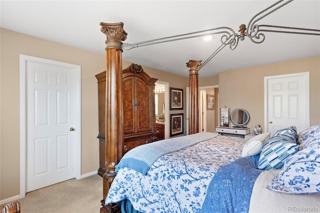 9290 Melborne Ct, Parker, CO 80134 - bedroom with light colored carpet and baseboards