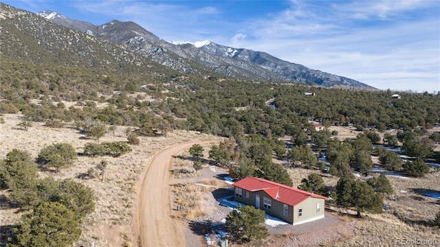 2037 Lost Cave Way, Crestone, CO 81131 - view of subject property with a mountainous background