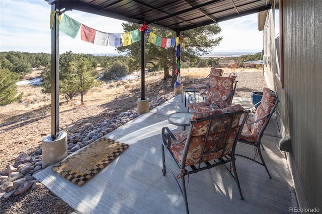 2037 Lost Cave Way, Crestone, CO 81131 - view of patio