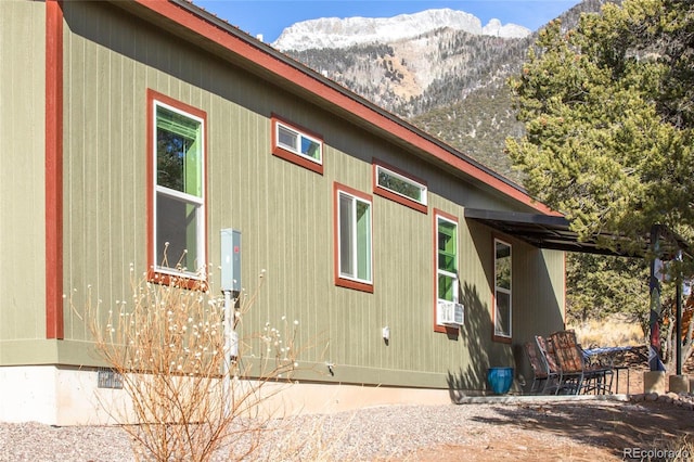 2037 Lost Cave Way, Crestone, CO 81131 - view of property exterior with a mountain view and cooling unit