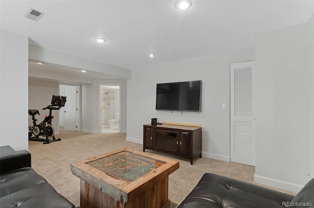 944 E Lily Ct, Highlands Ranch, CO 80126 - living room with light colored carpet and recessed lighting