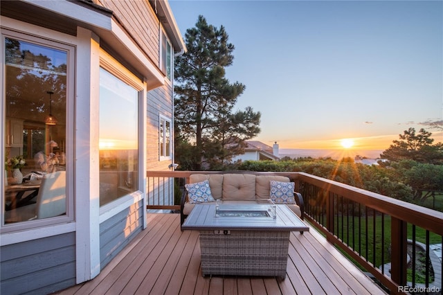 725 Nebula Ct, Colorado Springs, CO 80906 - deck with a fire pit