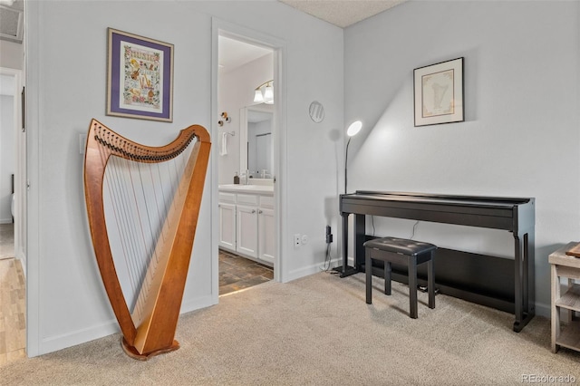 1060 S Parker Rd Unit 19, Denver, CO 80231 - living area with carpet and baseboards